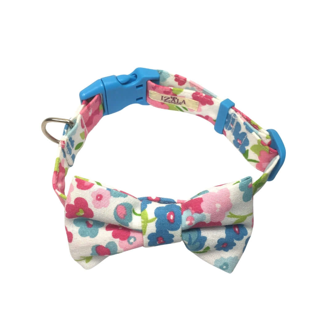 Fliege für Hunde „Pink Roses“