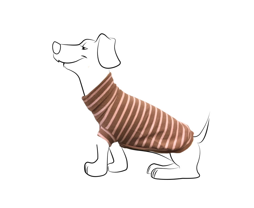 Jersey para Perro "Rayada rosa"