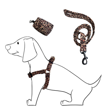 Conjunto Arnés para Perro Leopard – Un paseo de lo más salvaje.